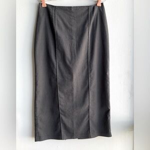 Bia Girl gray midi skirt with slit